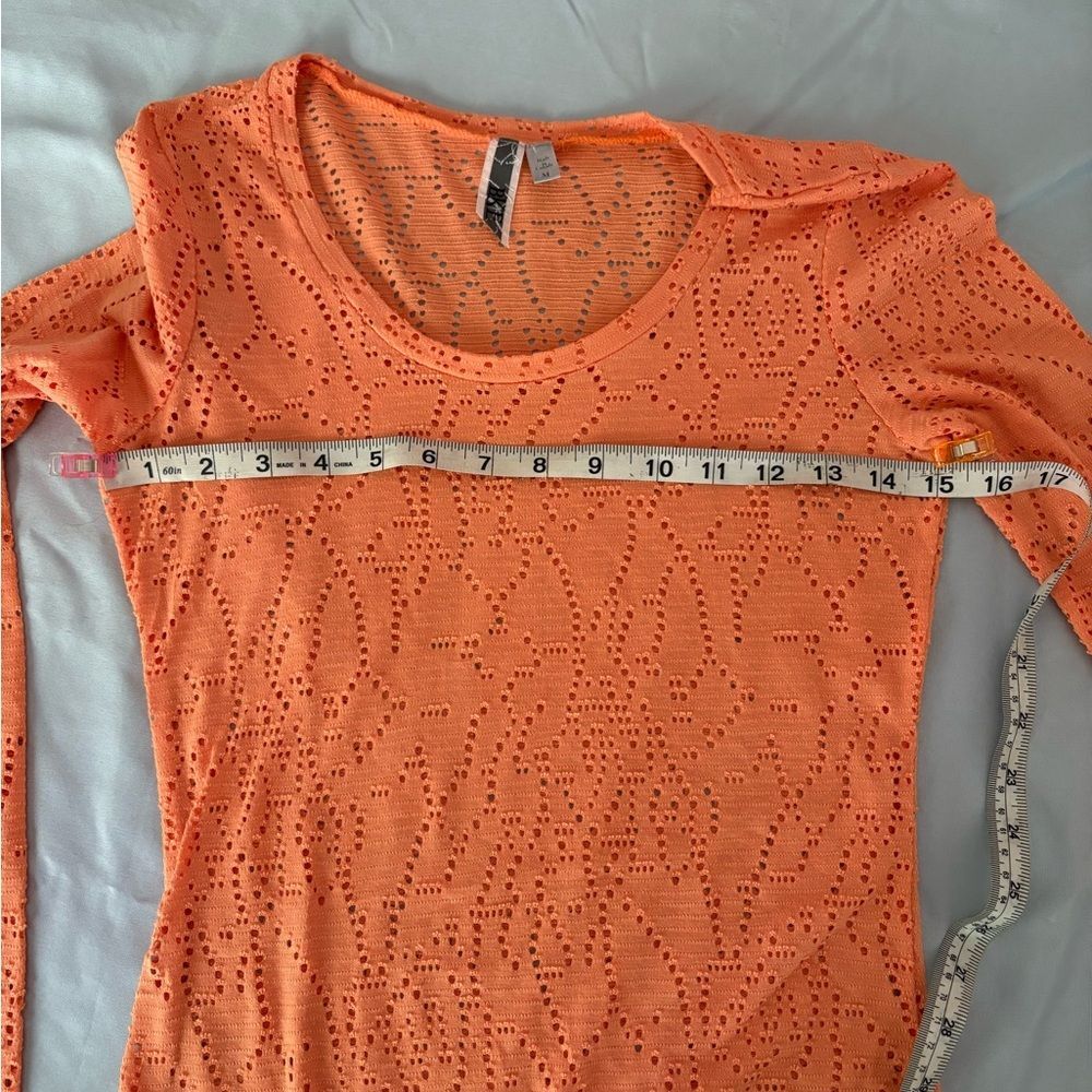 BKE Orange Long Sleeve Women's Tee - Picture 6 of 9